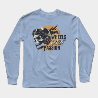 Two wheels one passion Long Sleeve T-Shirt